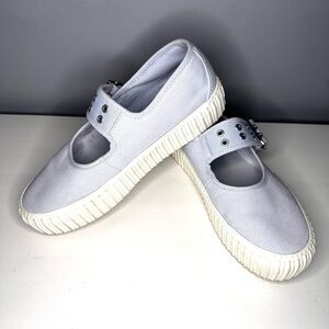 Vans Mary Jane Creeper Sneakers GRUNGE BALLET HALOGEN BLUE 7.5